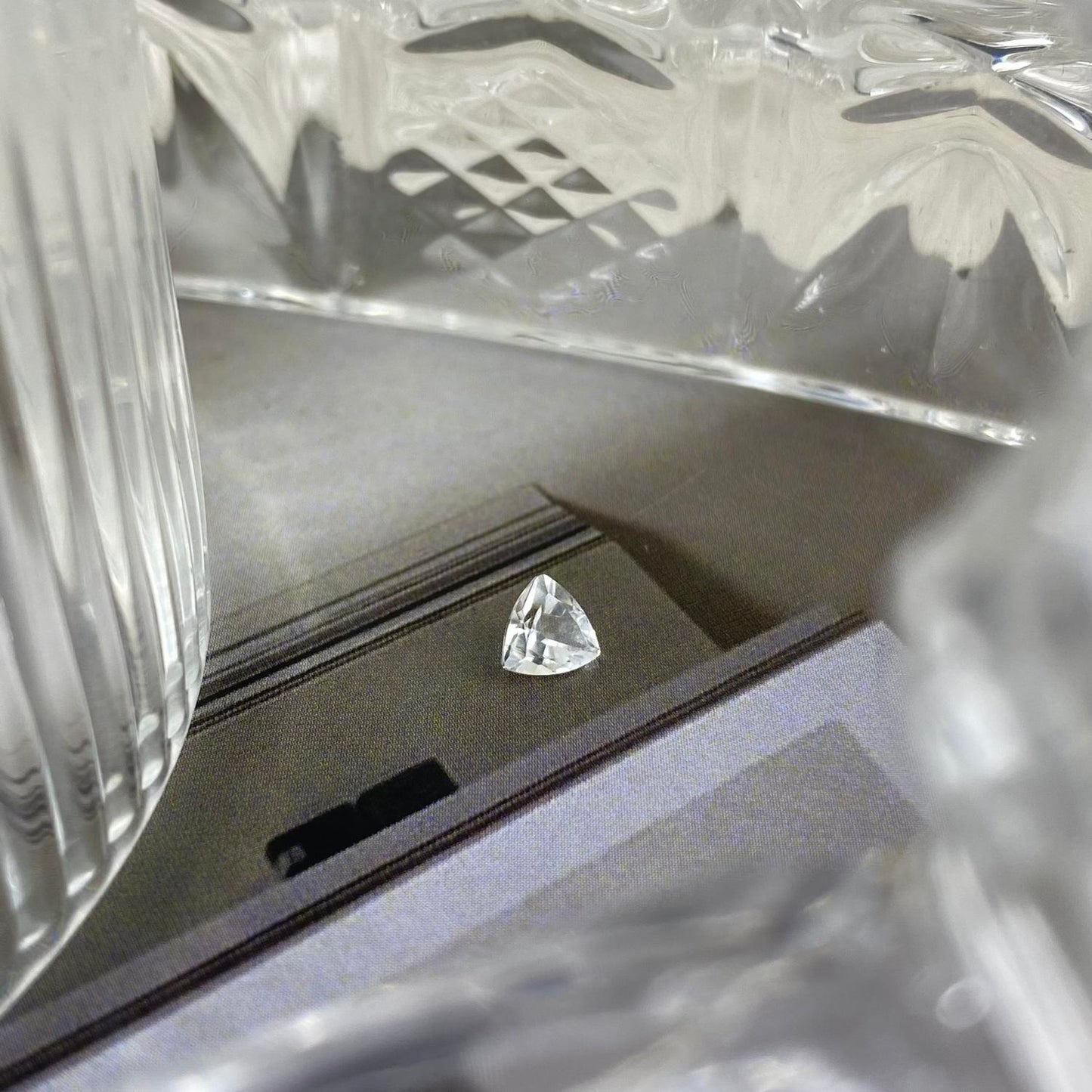 White Topaz Trillion 5mm