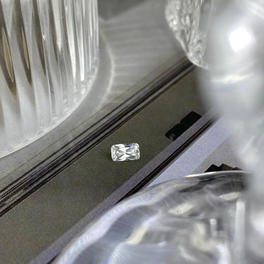 Moissanite Radiant 0,5 ct 4.5 x 4,5 mm