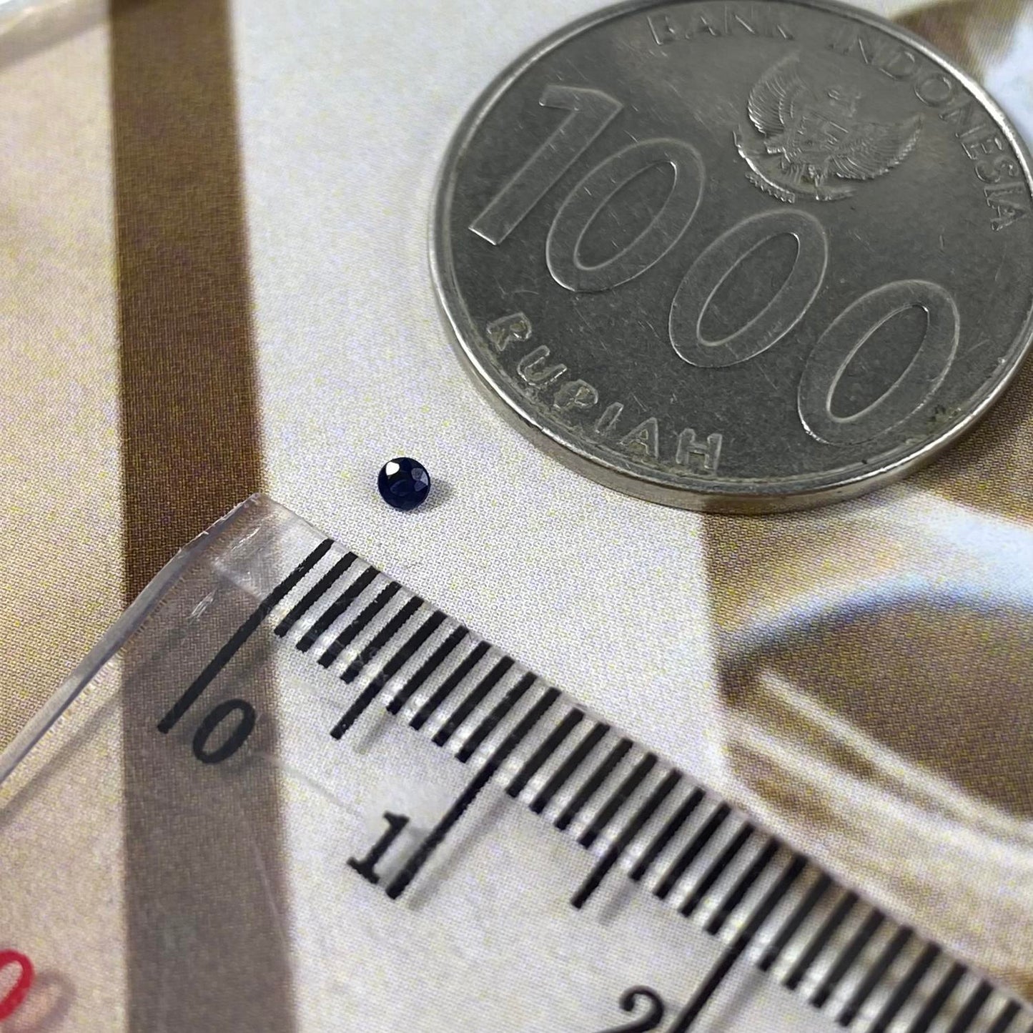 Blue Sapphire Round 2mm Natural