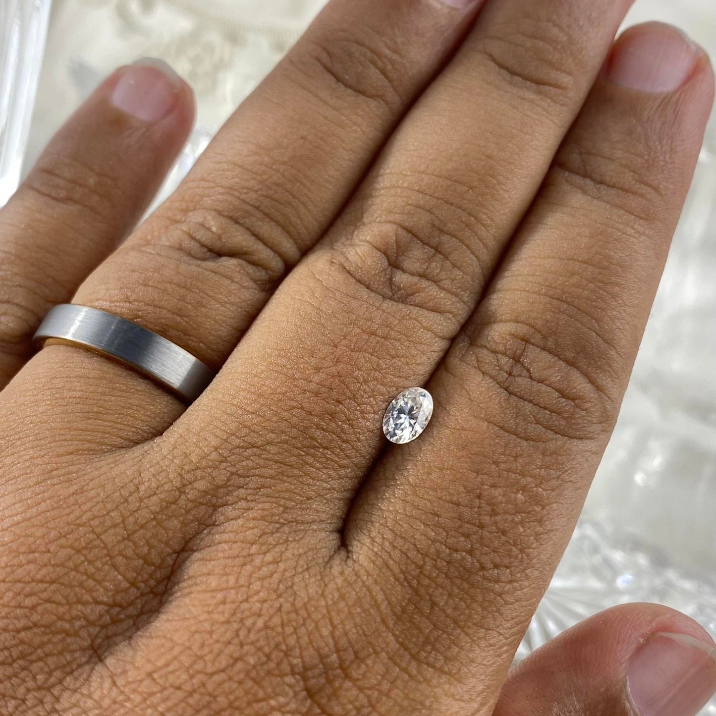 Moissanite Oval 0,5 ct 4x6 mm