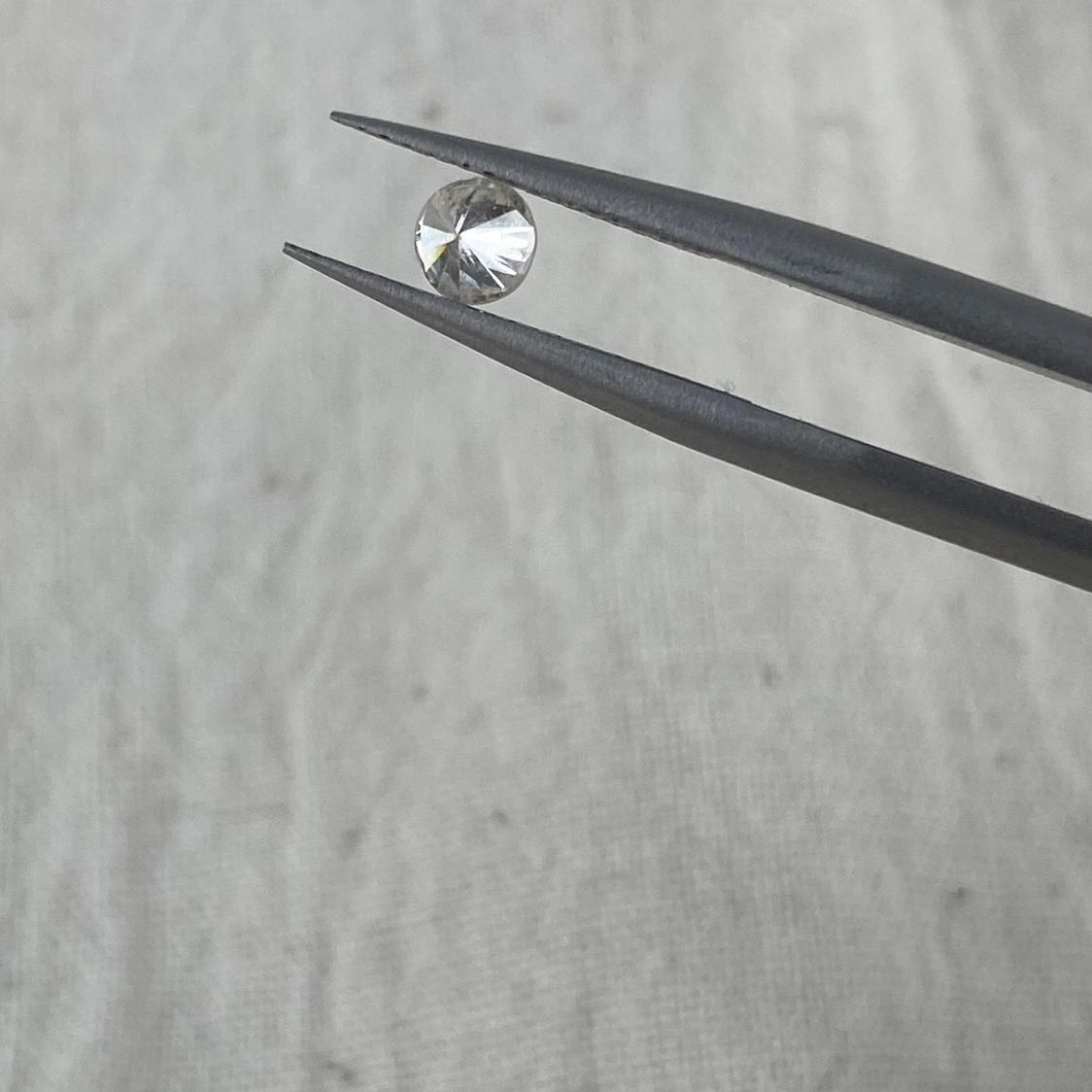 Natural White Diamond 0,15 carat 3,5mm