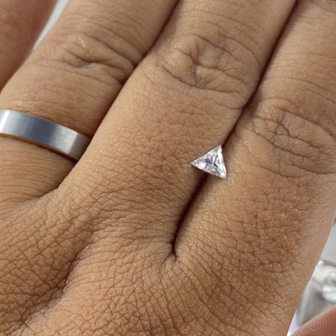 Moissanite Trillion 0,5 ct 5x5mm