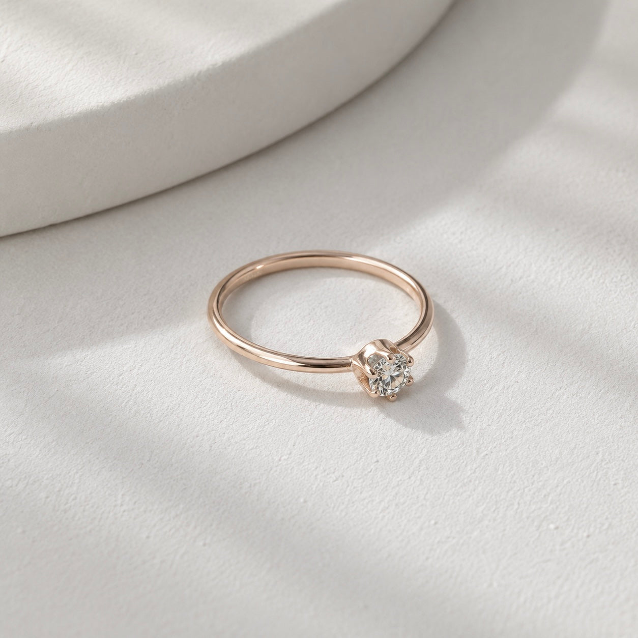 Dot Diamond Ring