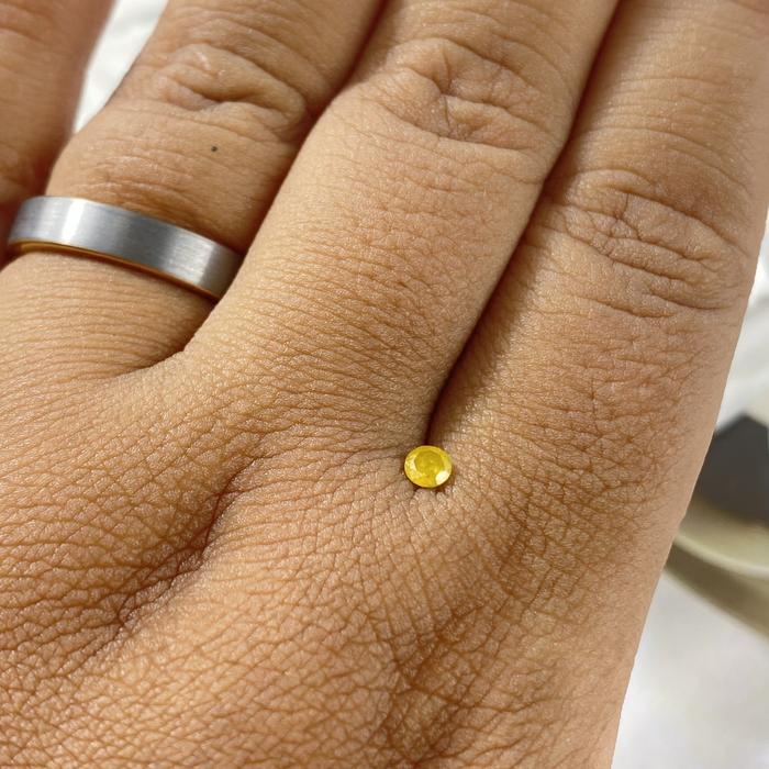Deep Yellow Diamond 3,2mm