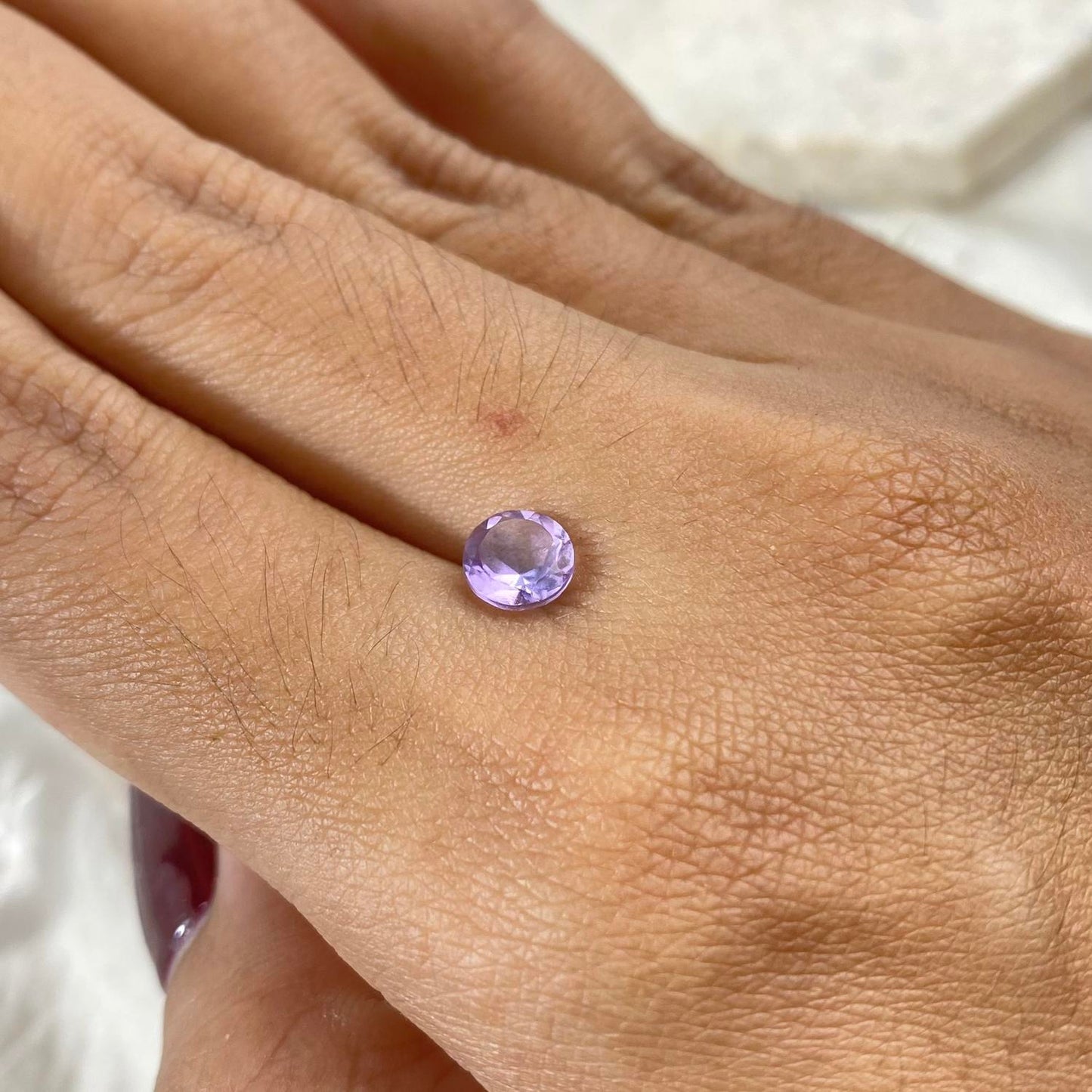 Pale Amethyst Round 6mm natural