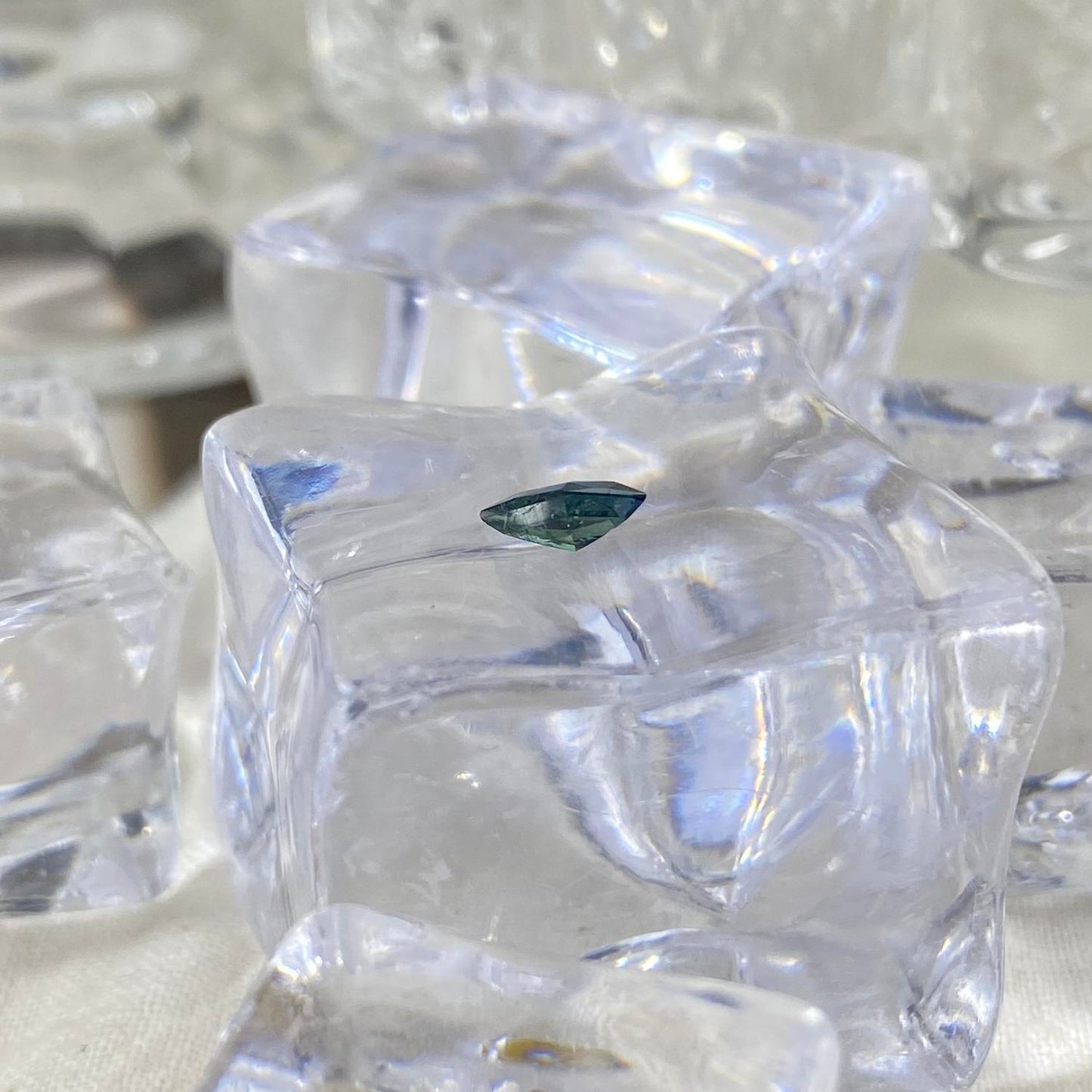 Teal Sapphire Kite 0,46ct 7,6x4,8mm