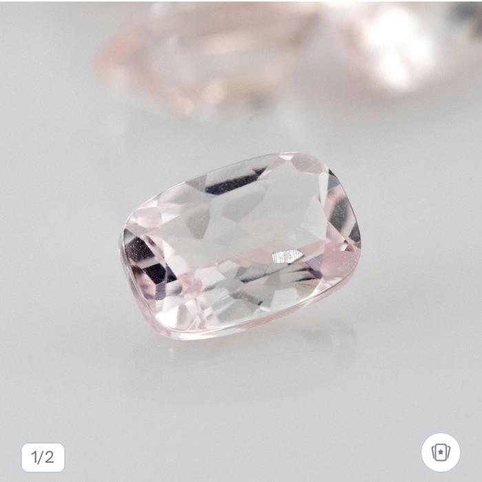 Morganite Cushion Long 0,5ct 4x6mm