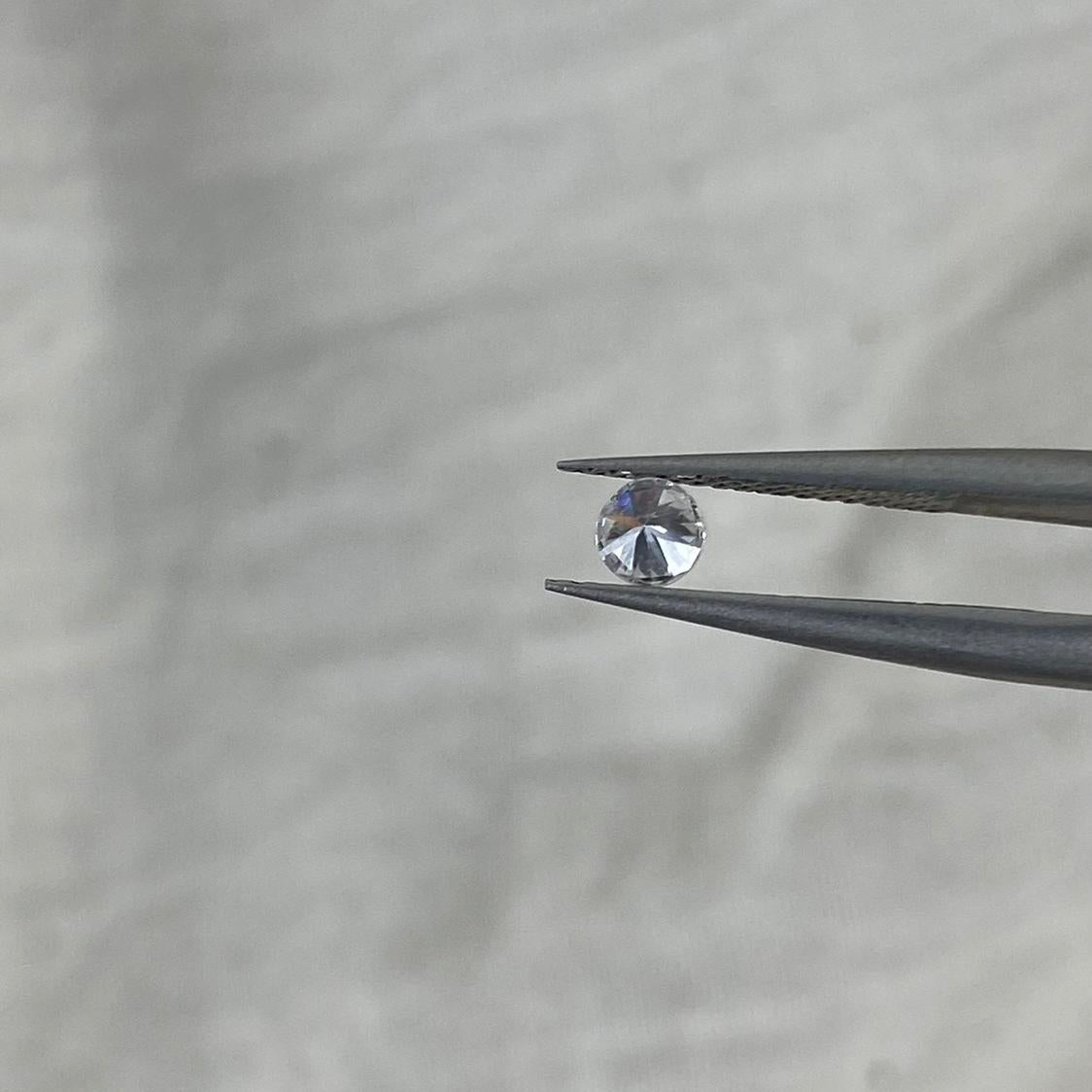 Natural White Diamond 0,10 Carat 3mm