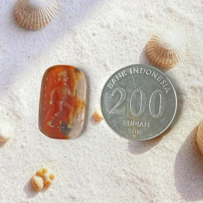 Enkidu Carnelian Intaglio 25 x 15 mm