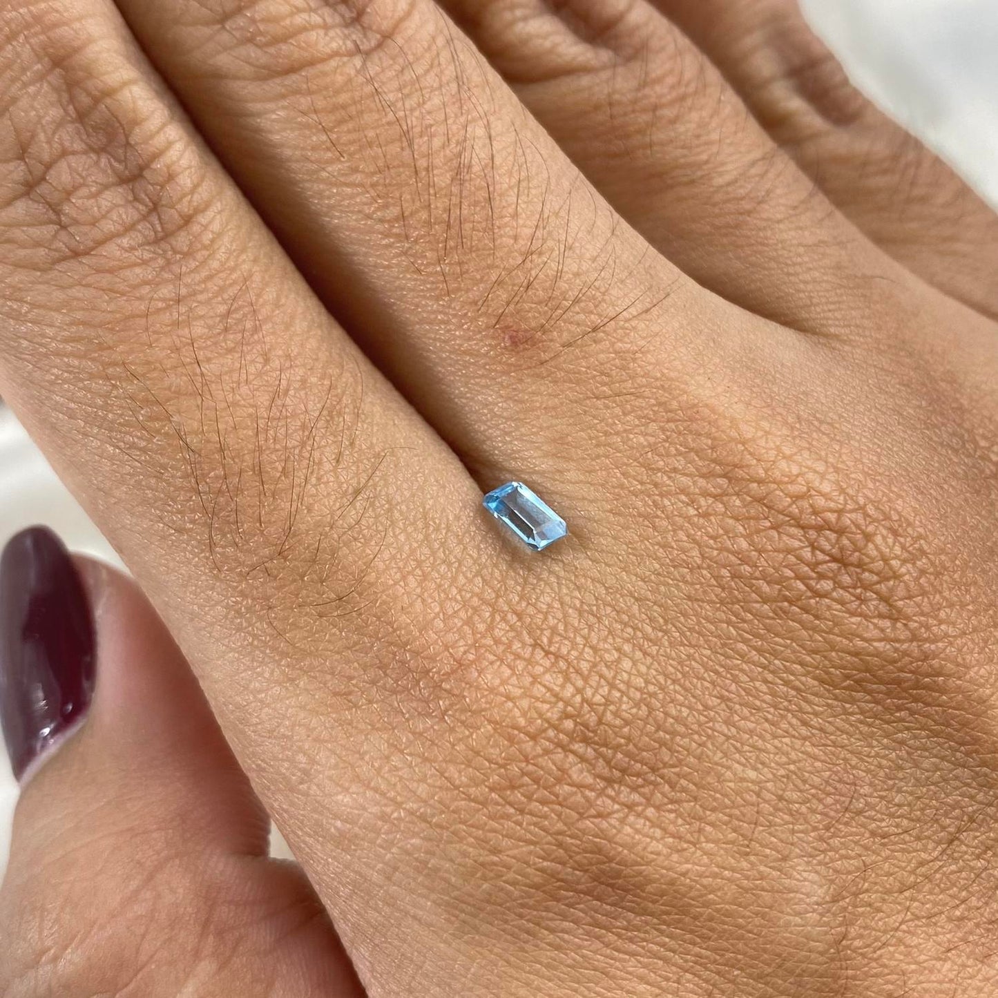 Apatite Paraiba Octagon 4,6x2,9x2,1mm