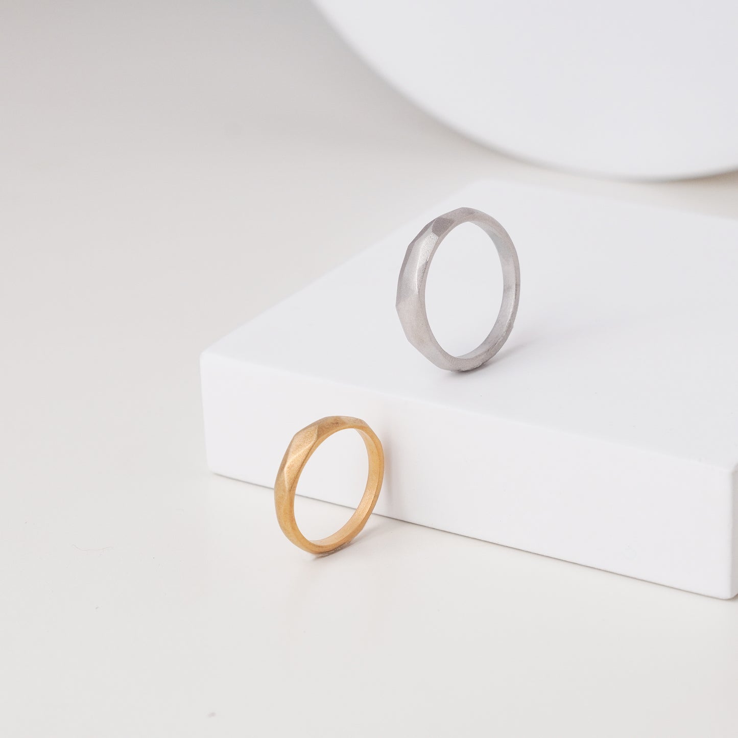 Hammer Stone Ring