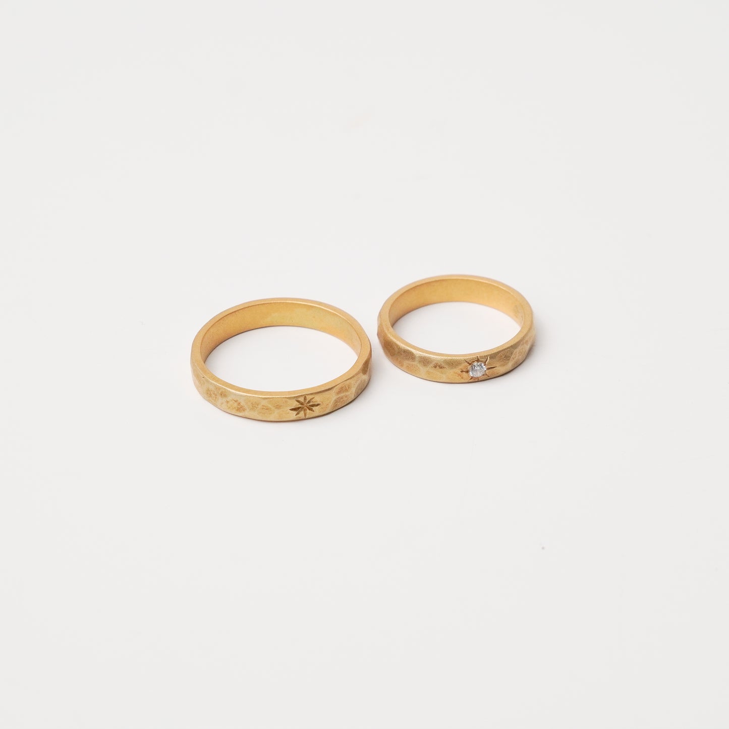 Hammered Starbright Ring