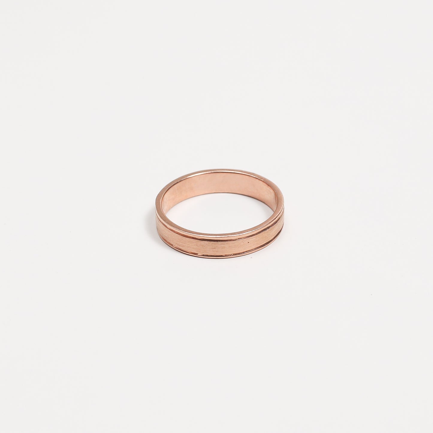 Step Edge Ring Rosegold