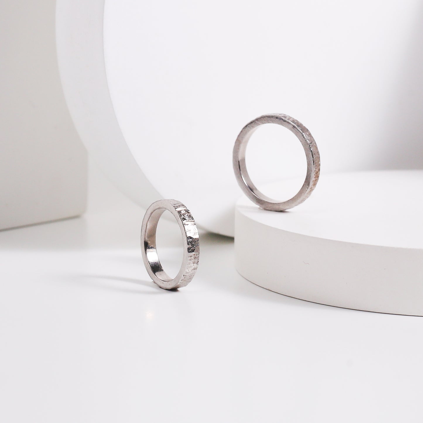 Bark Ring White