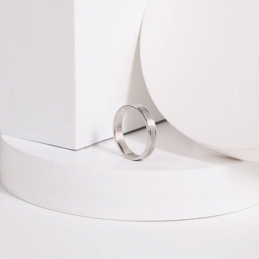 Step Edge Ring White