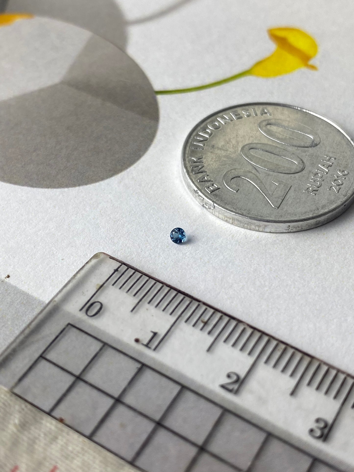 London Blue Topaz 2 mm