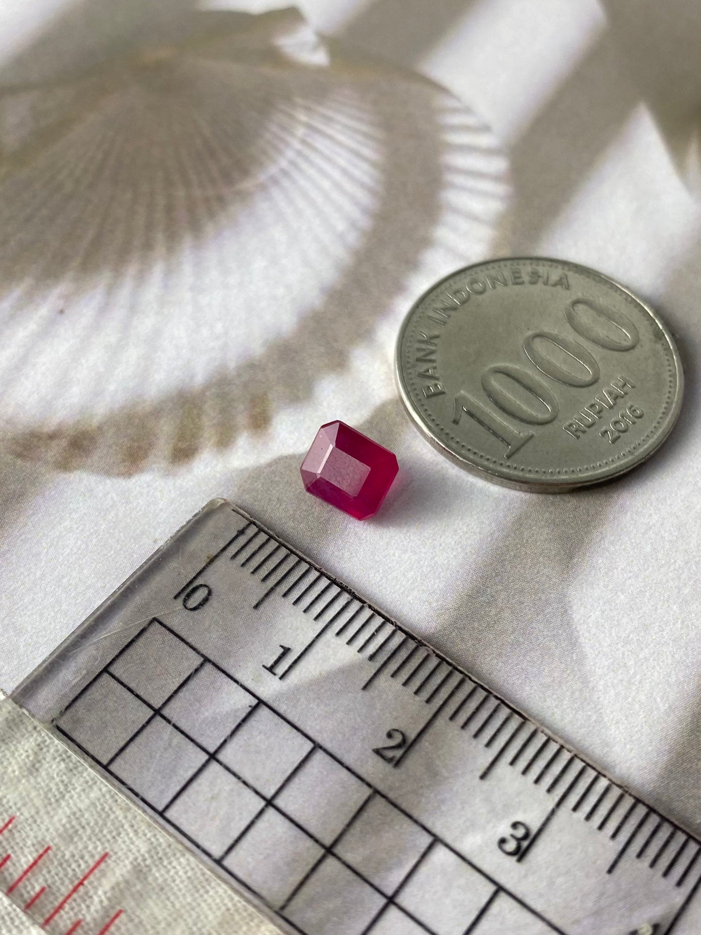 Ruby Emerald Cut 1,95ct 7x6x4mm