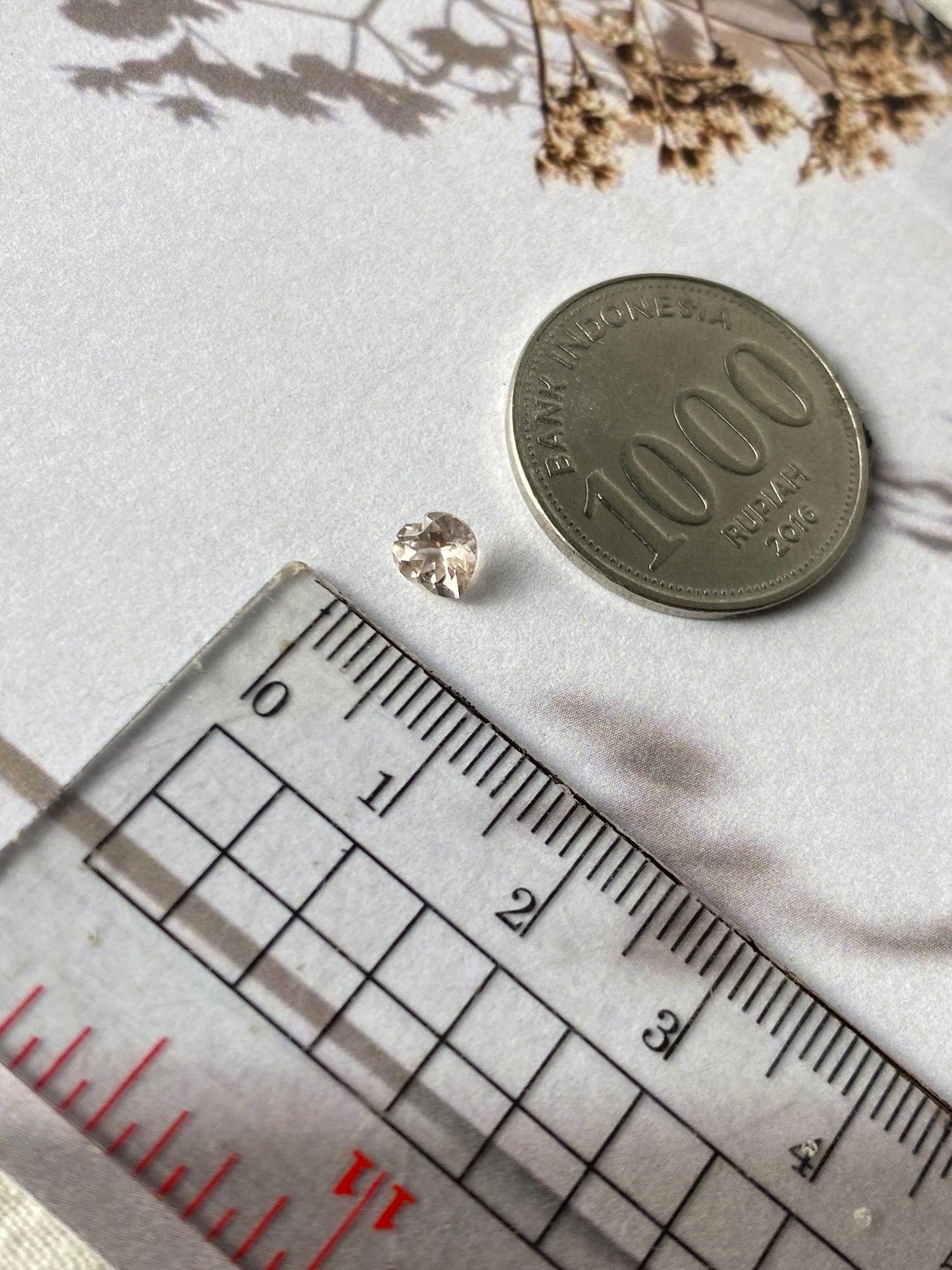 Heart Morganite 5,29 x 5,04 x 3,37 mm 0,46ct