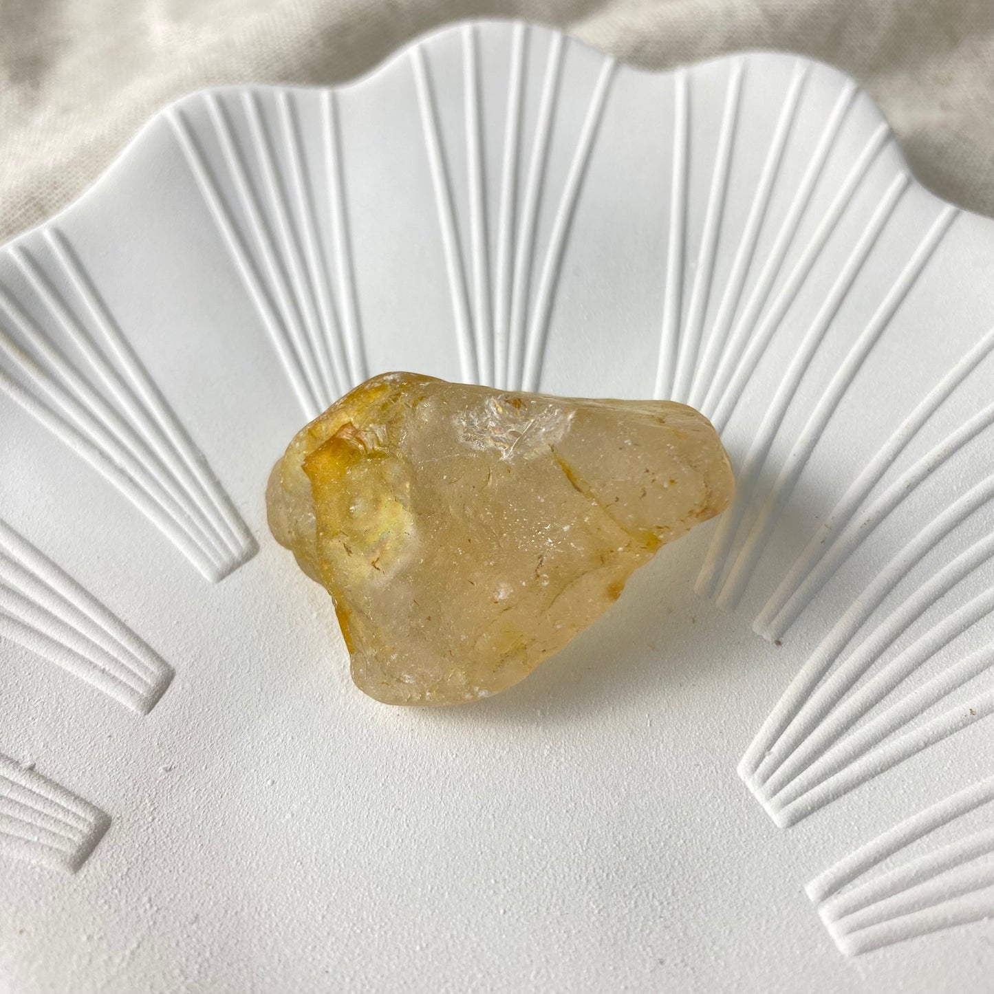 Orange Topaz Zambia Rough