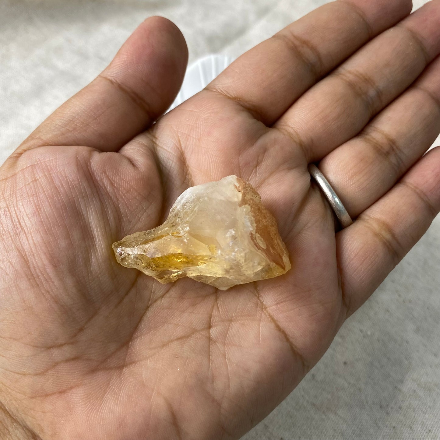 Raw Honey Citrine Brazil