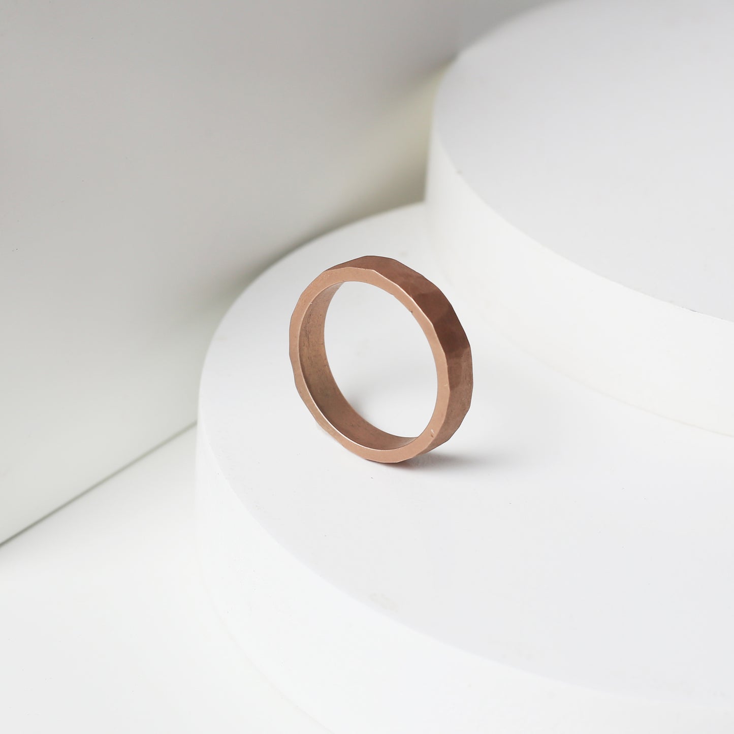 Hammered Rosegold Doff