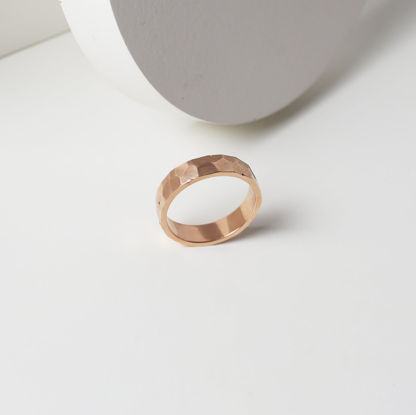 Braided Hammered Rosegold Glossy