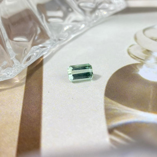 Green Tourmaline Octagon Cut 7,5x5x4mm