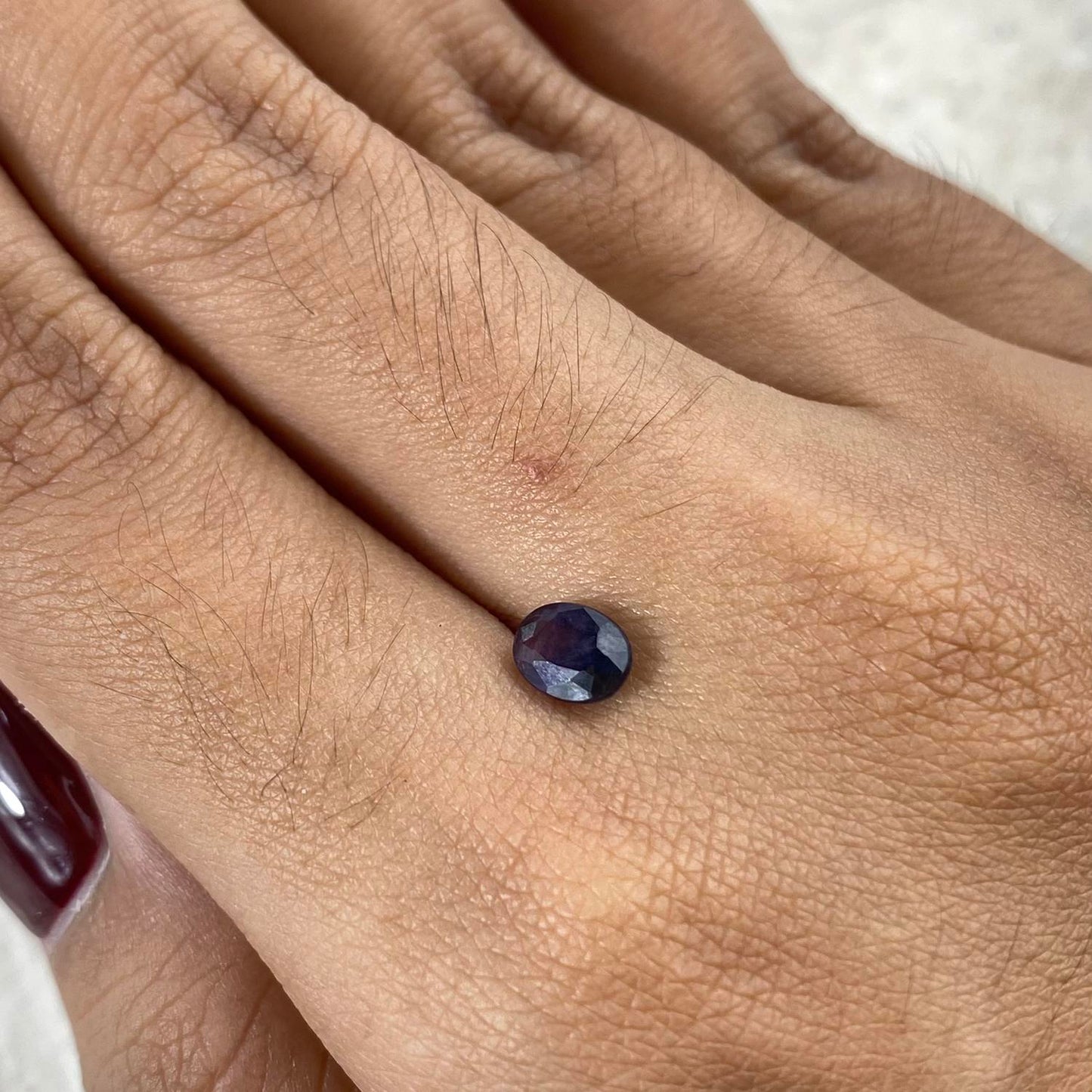 Deep Purple Sapphire 5,9x4,5mm