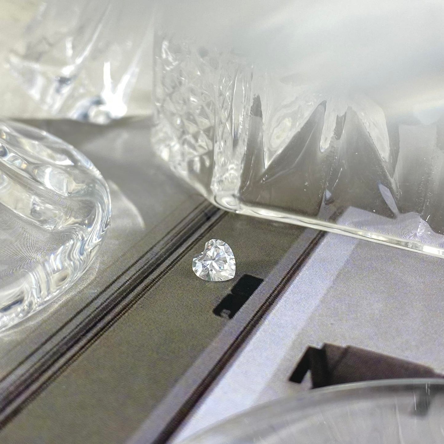 Moissanite Heart 0,5 ct 5 x 5 mm