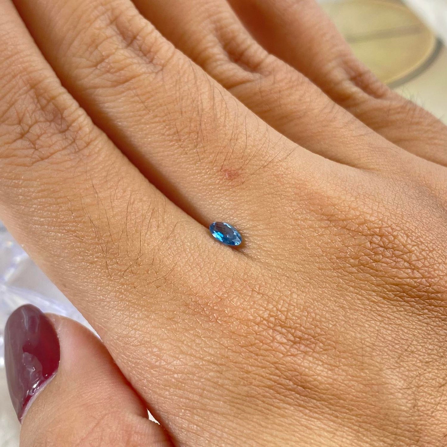 London Blue Topaz Oval 3x5 mm