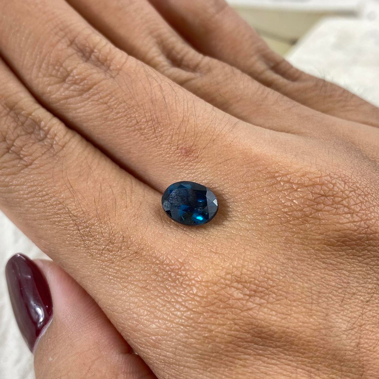 London Blue Topaz Oval 9x7mm