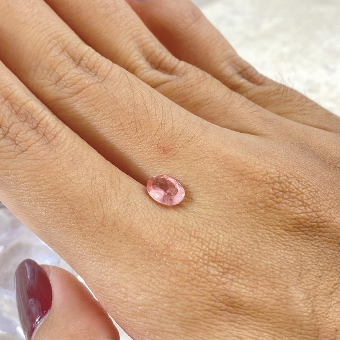 Pale Tourmaline Oval 8x6mm