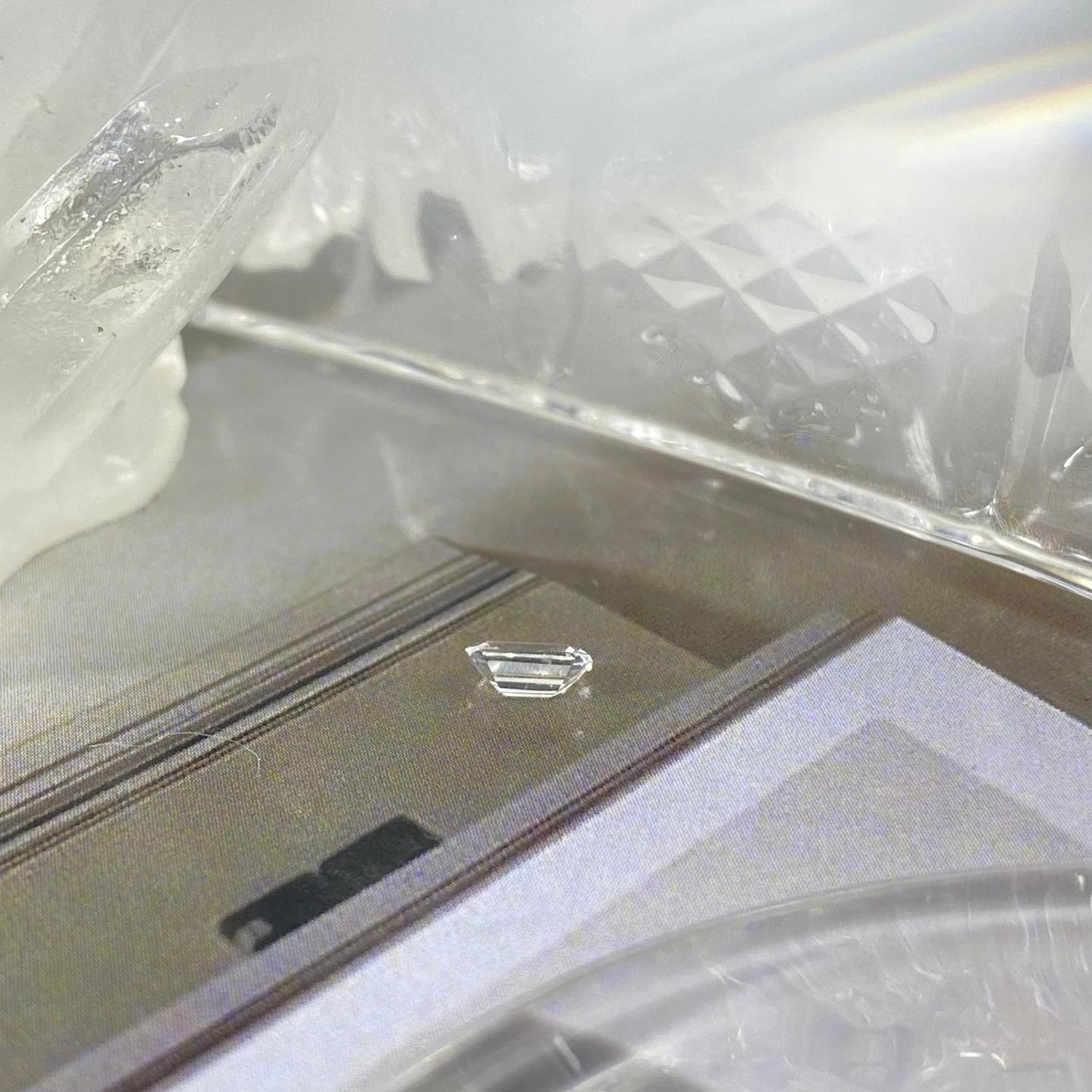 White Topaz Emerald 3x5 mm