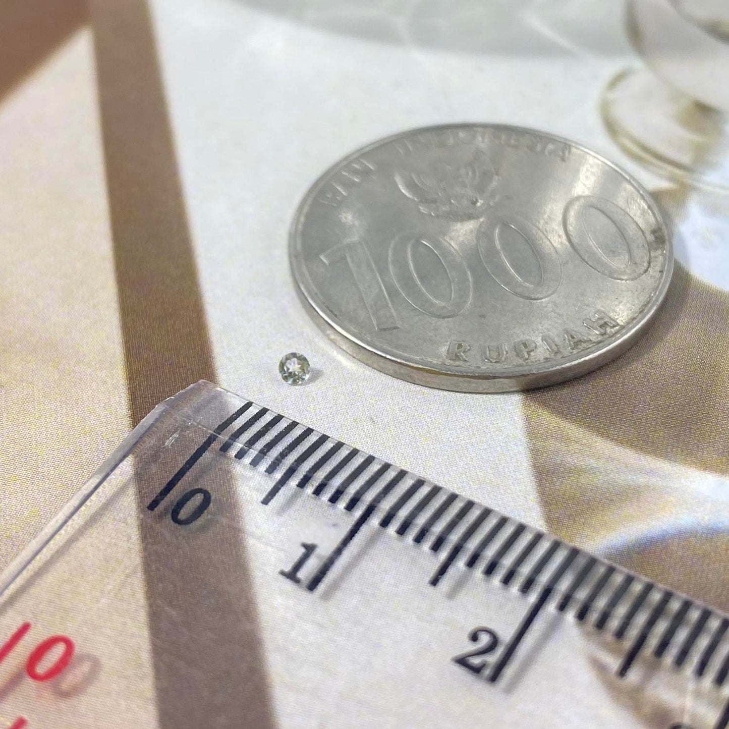 Blue Topaz Round 2mm natural