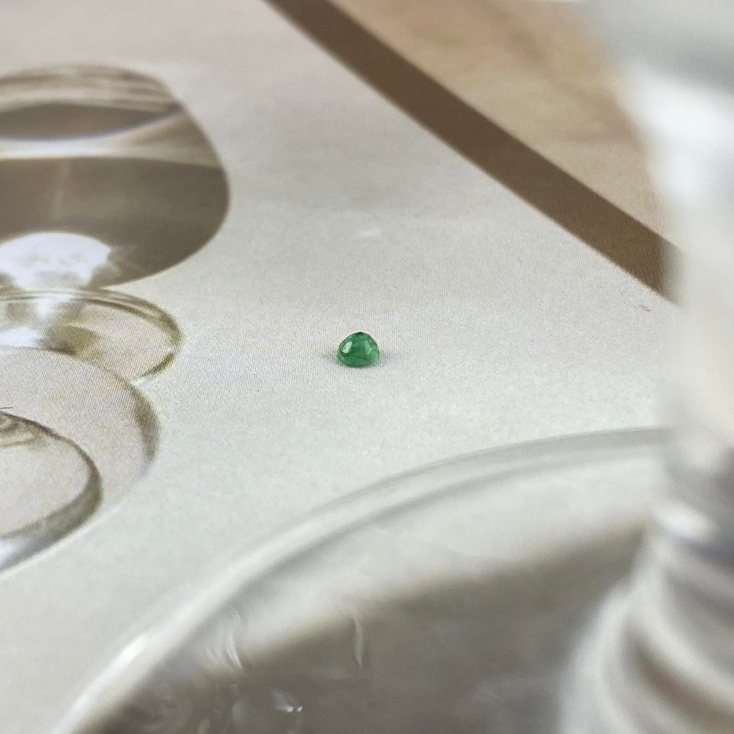 Emerald Round 2,5mm natural