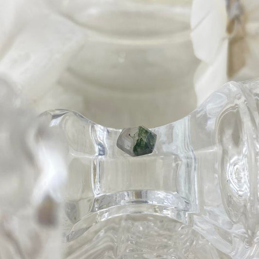 Moss Agate Hexagon 6x6x2,5mm