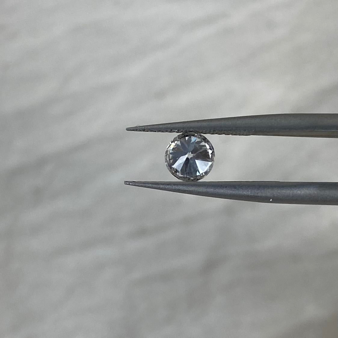 Natural White Diamond Round Brilliant 0,40ct 4,5mm