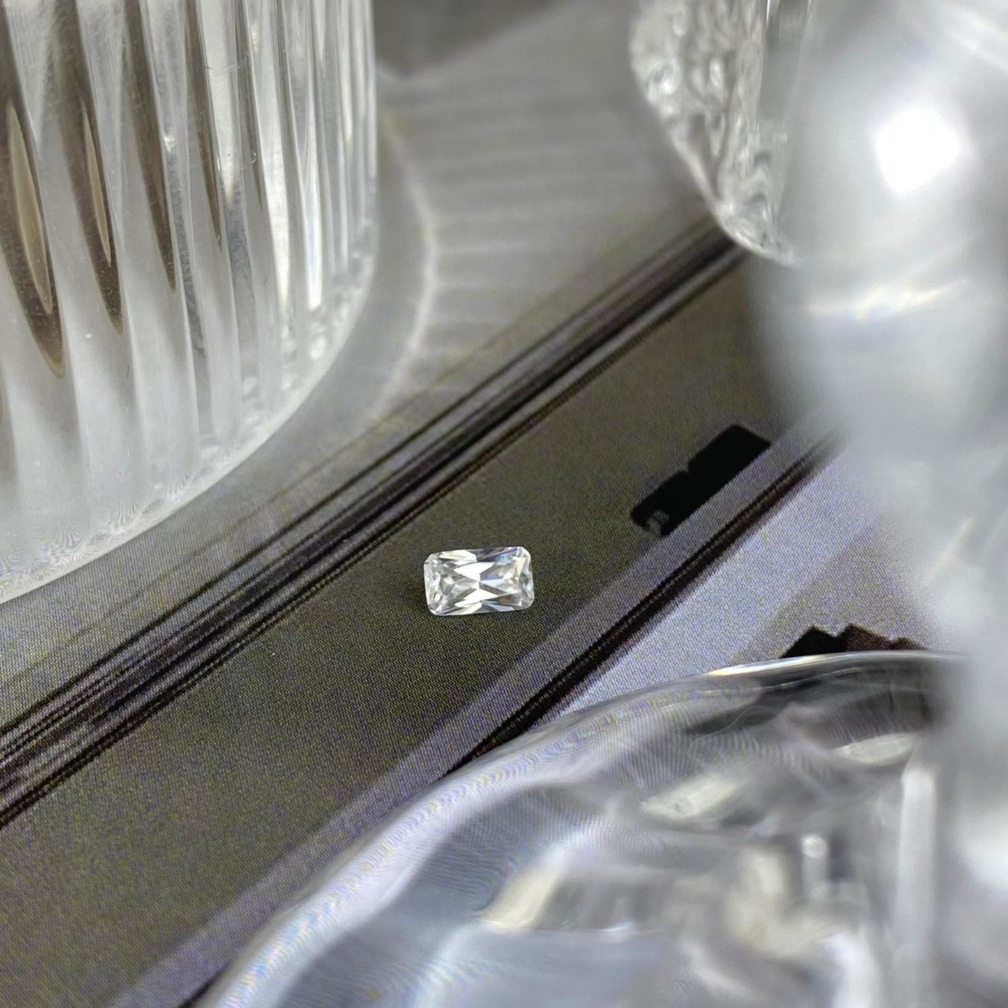 Moissanite Radiant 0,5 ct 4.5 x 4,5 mm