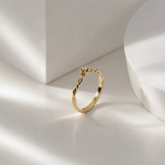 Silang Ring Gold Glossy