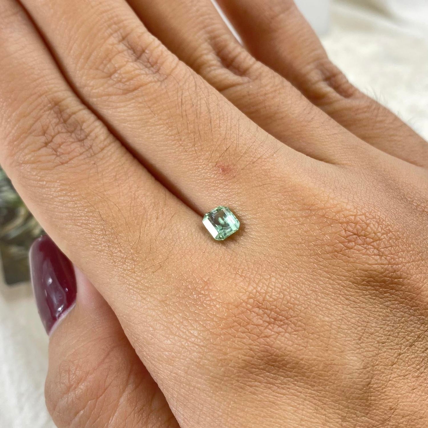 Green Tourmaline Octagon 5x5x3mm