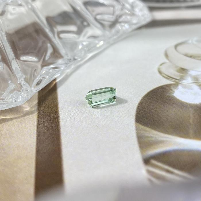 Green Tourmaline Octagon Cut 7,5x5x4mm