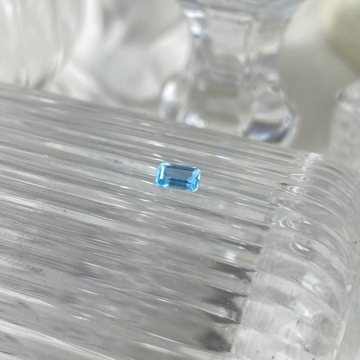 Apatite Paraiba Octagon 4,6x2,9x2,1mm