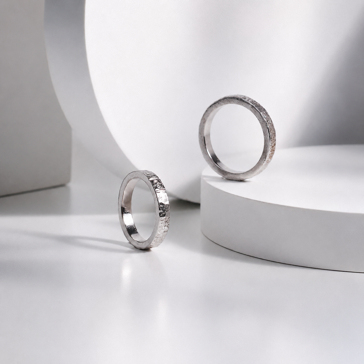 Bark Ring White