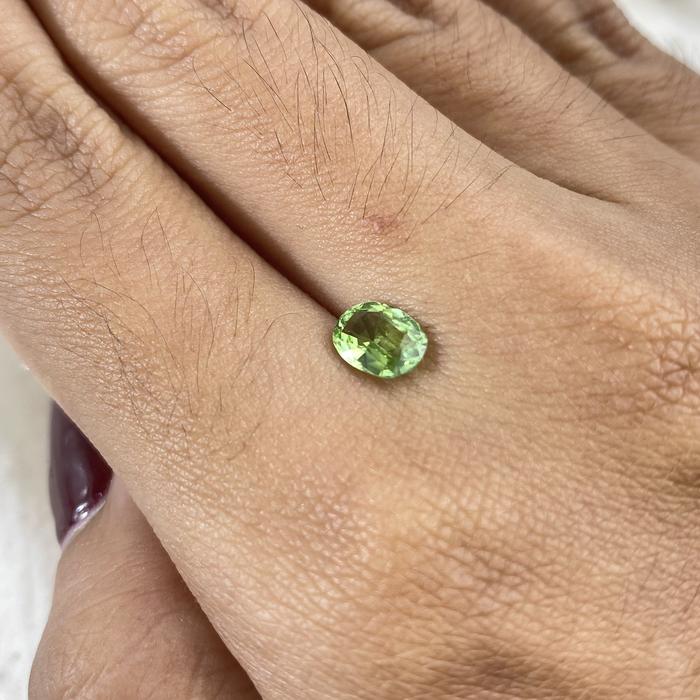 Green Tourmaline Oval 7x6,5x3mm