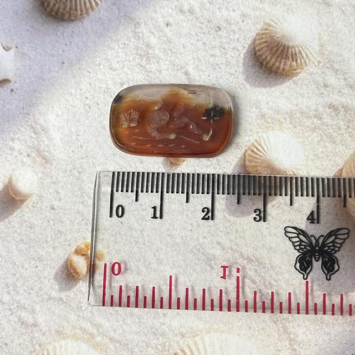 Enkidu Carnelian Intaglio 25 x 15 mm
