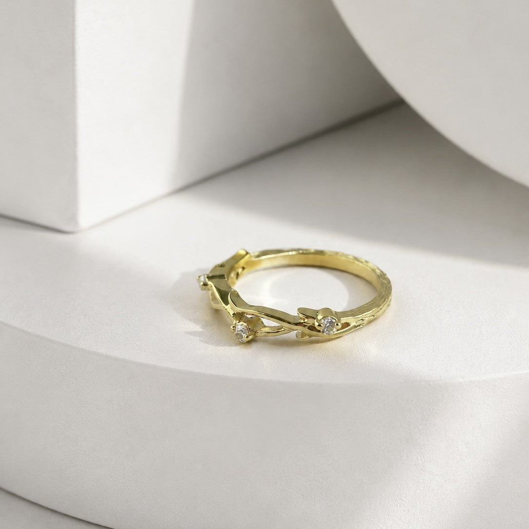 Dainty Twig Ring