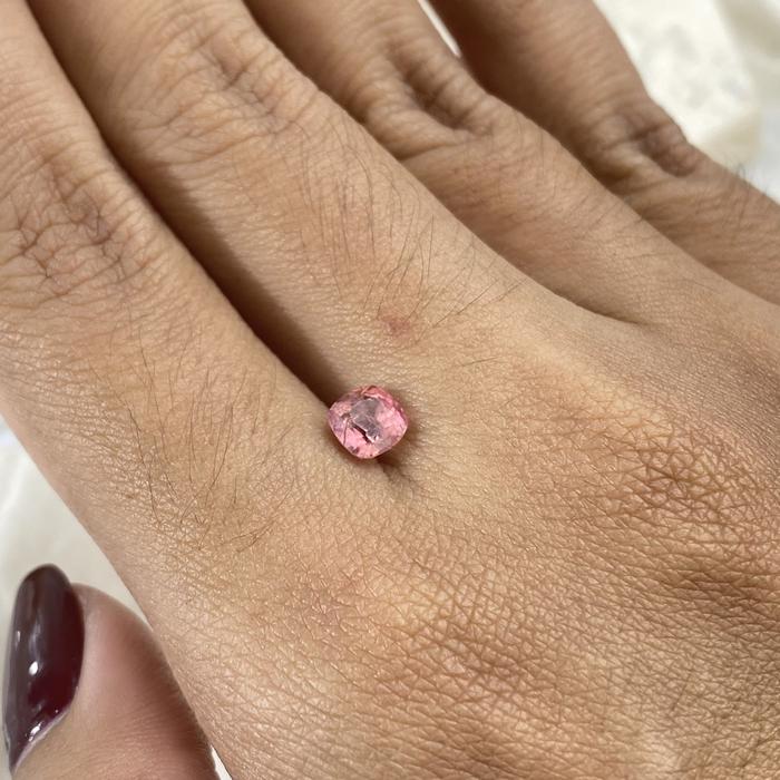 Pink Tourmaline Cushion 5x5x4,5mm