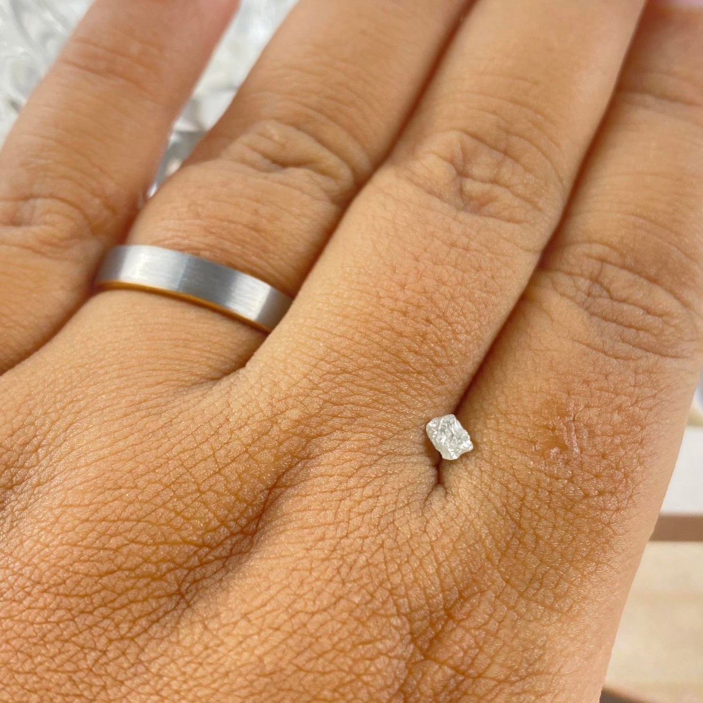 Grey Rough Diamond 3mm natural