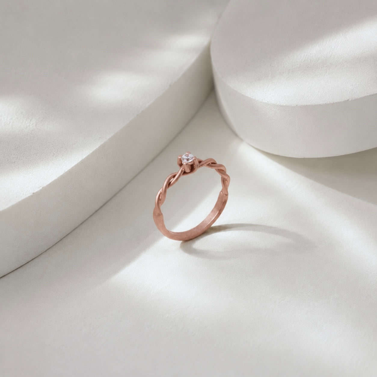 Silang Ring Rosegold Doff