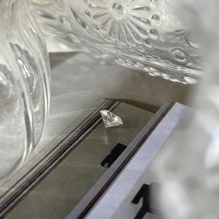 Moissanite Round 1 ct 6,5mm